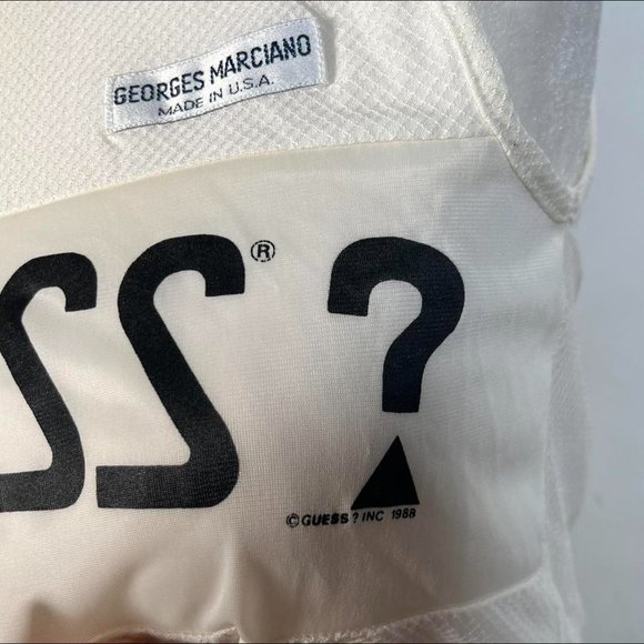 Guess logo vintage cream track running top - Picture 3 of 8